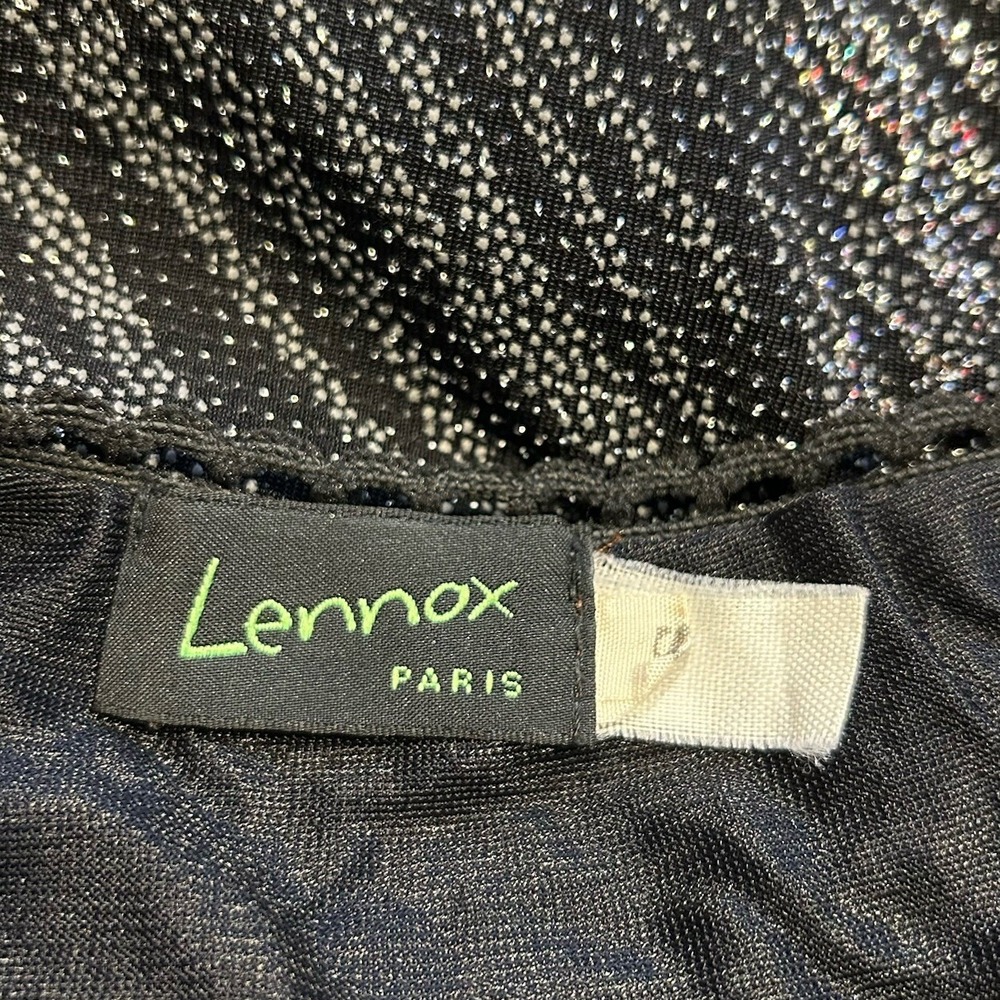 Vintage Lennox Paris Sequin Glitter Asymmetrical Skirt - Picture 4 of 4